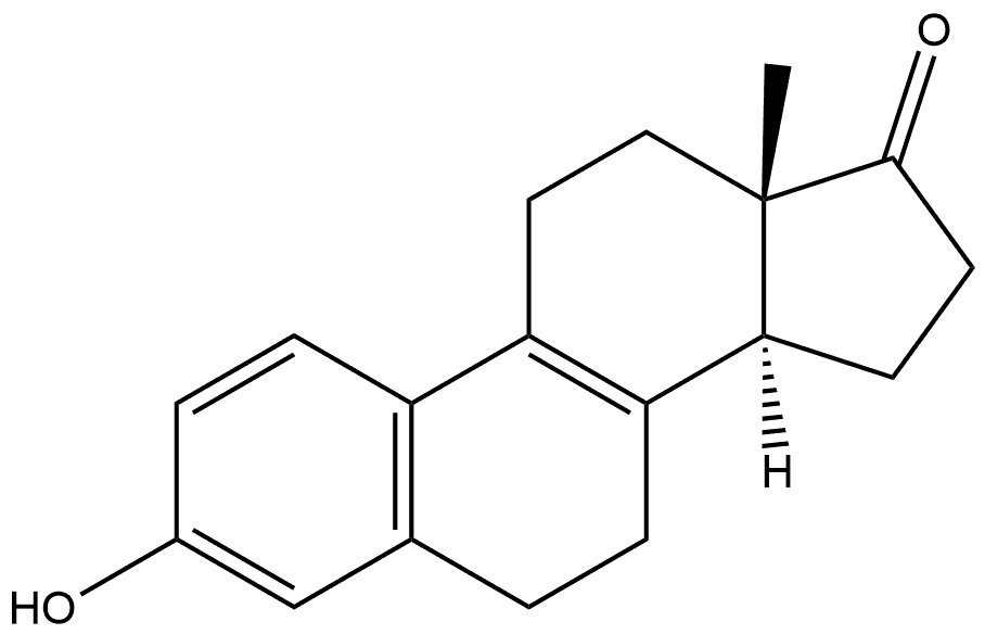 rac-Delta-8,9-Dehydro Estrone Structure