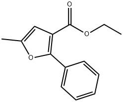 3-Furancarboxylic acid, 5-methyl-2-phenyl-, ethyl ester