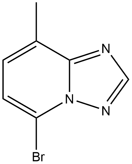 [1,2,4]Triazolo[1,5-a]pyridine, 5-bromo-8-methyl- Structure