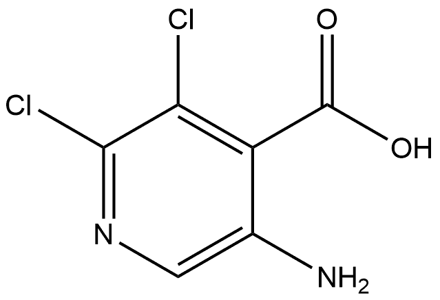 5-氨基-2,3-二氯异烟酸, 2913410-23-6, 结构式