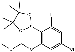 2913572-48-0 2-(4-氯-2-氟-6-(甲氧基甲氧基)苯基)-4,4,5,5-四甲基-1,3,2-二氧硼杂环戊烷