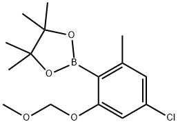 2913572-61-7 2-(4-氯-2-(甲氧基甲氧基)-6-甲基苯基)-4,4,5,5-四甲基-1,3,2-二氧硼杂环戊烷