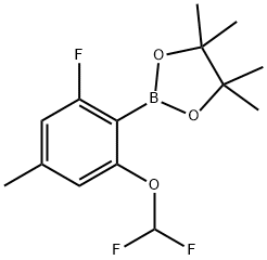 2913572-69-5 2-(2-(二氟甲氧基)-6-氟-4-甲基苯基)-4,4,5,5-四甲基-1,3,2-二氧硼杂环戊烷