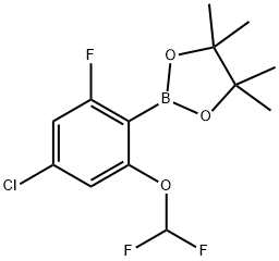 2913572-70-8 1,3,2-二噁硼烷,2-[4-氯-2-(二氟甲氧基)-6-氟苯基]-4,4,5,5-四甲基-