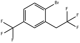 1-溴-2-(2,2,2-三氟乙基)-4-(三氟甲基)苯, 2913573-39-2, 结构式