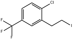 1-Chloro-2-(2-iodoethyl)-4-(trifluoromethyl)benzene Struktur
