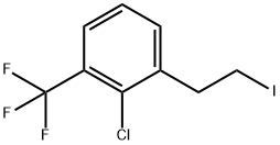 2-Chloro-1-(2-iodoethyl)-3-(trifluoromethyl)benzene Struktur