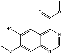 Methyl 6-hydroxy-7-methoxyquinazoline-4-carboxylate Structure