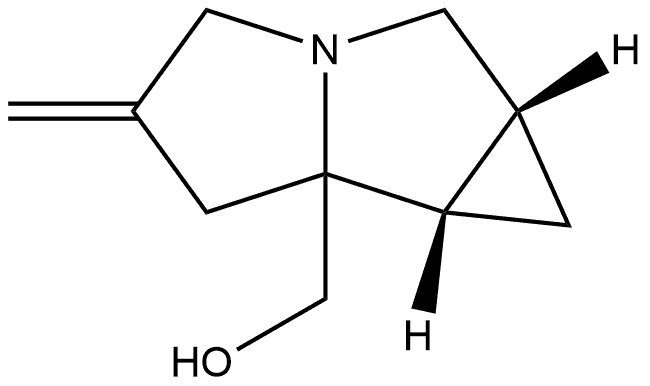 (1aR,6bS)-5-methylidene-octahydrocyclopropa[a]pyrrolizin-6a-yl]methanol Structure