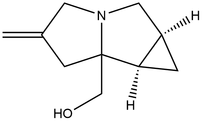 Cyclopropa[a]pyrrolizine-6a(4H)-methanol, hexahydro-5-methylene-, (1aS,6bR)-,2916867-31-5,结构式