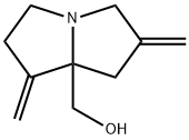 (1,6-Dimethylenetetrahydro-1H-pyrrolizin-7a(5H)-yl)methanol 化学構造式