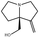 (S)-(1-Methylenetetrahydro-1H-pyrrolizin-7a(5H)-yl)methanol Struktur