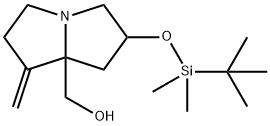 (6-((叔丁基二甲基甲硅烷基)氧基)-1-亚甲基四氢1H吡咯嗪-7A(5H)-基)甲醇, 2916868-27-2, 结构式