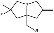 1H-吡咯啉-7A(5H)-甲醇,2,2-二氟四氢-6-亚甲基, 2916870-14-7, 结构式