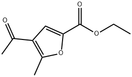 2-Furancarboxylic acid, 4-acetyl-5-methyl-, ethyl ester Structure