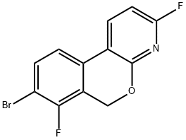8-溴-3,7-二氟-6H-异苯并[3,4-B]吡啶,2917520-15-9,结构式