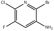 2-溴-6-氯-5-氟-3-吡啶胺, 2918815-52-6, 结构式