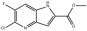 Methyl 5-chloro-6-fluoro-1H-pyrrolo[3,2-b]pyridine-2-carboxylate|5-氯-6-氟-1H-吡咯并[3,2-B]吡啶-2-羧酸甲酯