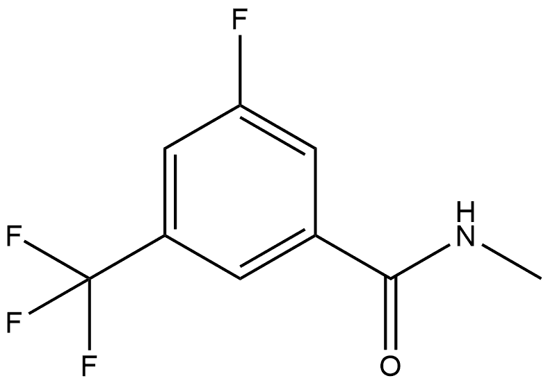 3-Fluoro-N-methyl-5-(trifluoromethyl)benzamide Structure