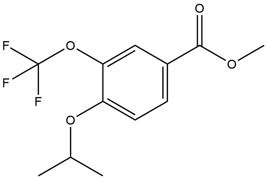 Methyl 4-isopropoxy-3-(trifluoromethoxy)benzoate Structure