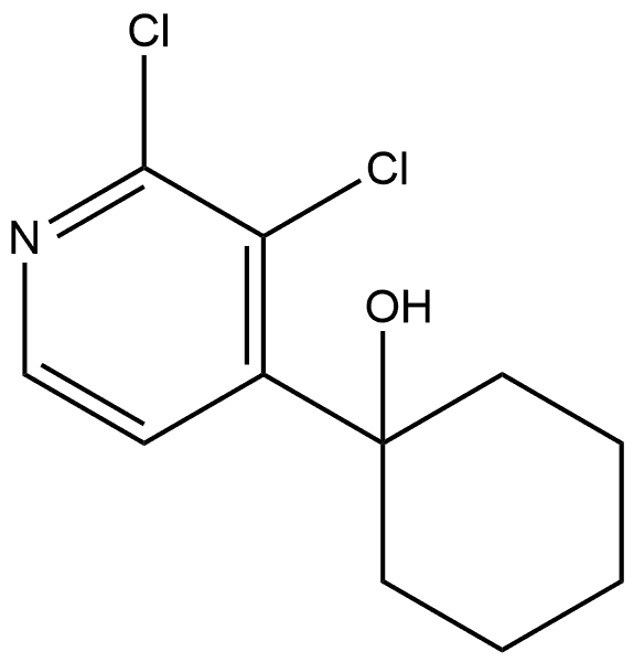 1-(2,3-dichloropyridin-4-yl)cyclohexanol Structure