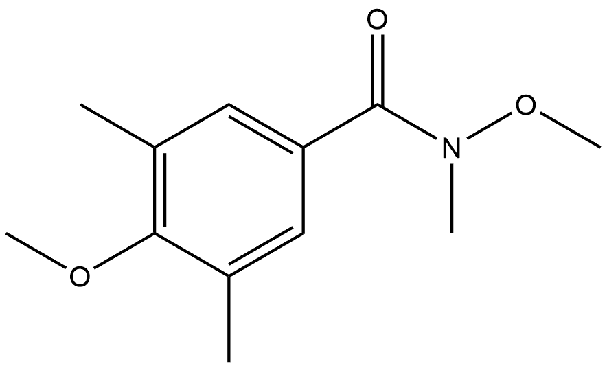 N,4-dimethoxy-N,3,5-trimethylbenzamide Structure