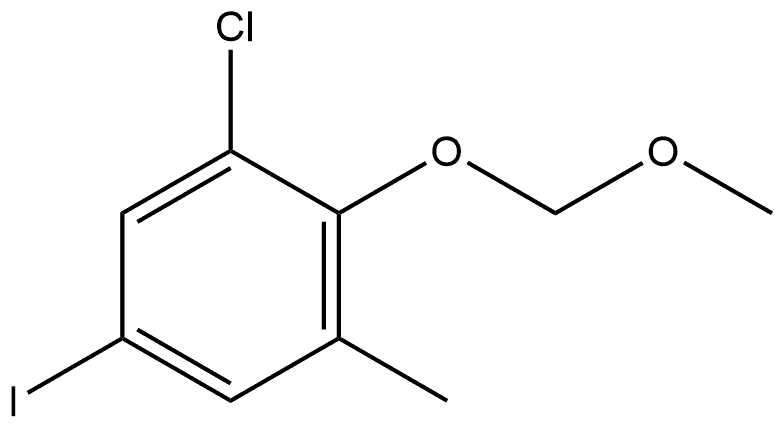 1-Chloro-5-iodo-2-(methoxymethoxy)-3-methylbenzene Structure