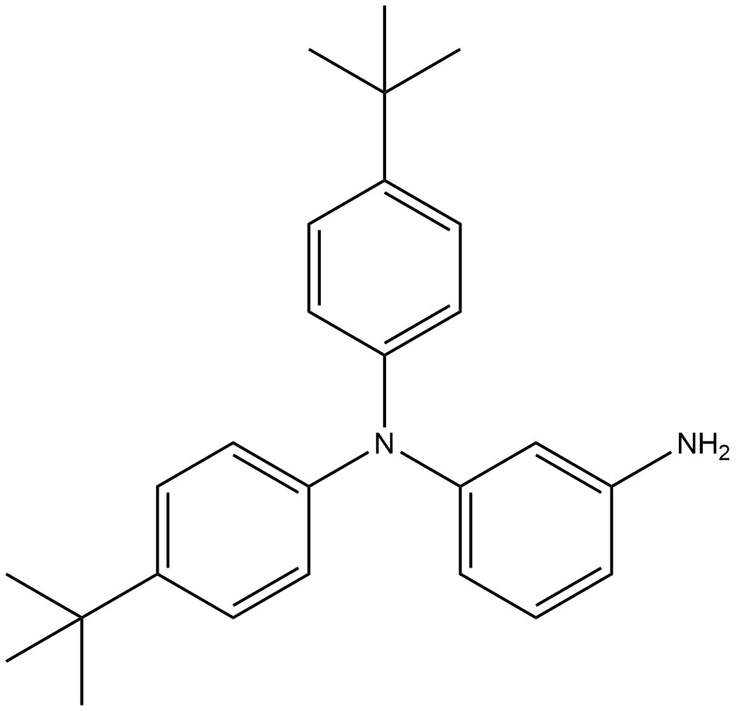 1,3-Benzenediamine, N1,N1-bis[4-(1,1-dimethylethyl)phenyl]- Structure