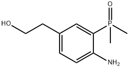 4-氨基-3-(二甲基氧膦基)苯乙醇,2919691-49-7,结构式