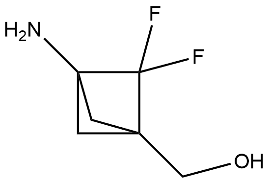 (3-amino-2,2-difluorobicyclo[1.1.1]pentan-1-yl)methanol 结构式