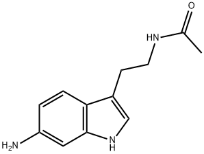 N-(2-(6-氨基-1H-吲哚-3-基)乙基)乙酰胺,2920192-75-0,结构式