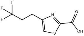 4-(3,3,3-Trifluoropropyl)thiazole-2-carboxylic acid Struktur