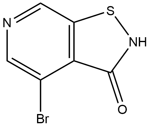 4-bromoisothiazolo[5,4-c]pyridin-3-one Structure