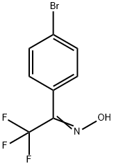 1-(4-溴苯基)-2,2,2-三氟乙酮肟 结构式