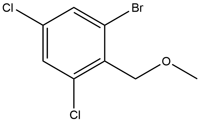 1-bromo-3,5-dichloro-2-(methoxymethyl)benzene Struktur