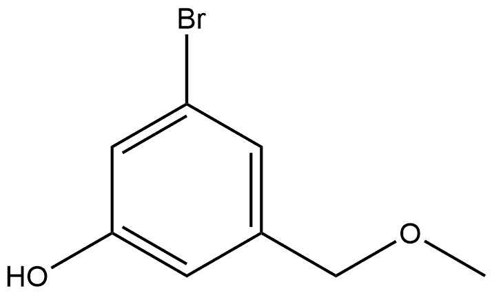 3-bromo-5-(methoxymethyl)phenol Structure