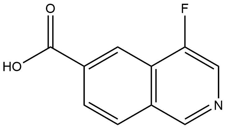 2922283-71-2 6-Isoquinolinecarboxylic acid, 4-fluoro-