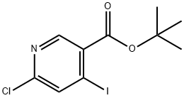 tert-Butyl 6-chloro-4-iodonicotinate Struktur