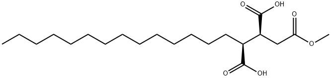 1,2,3-Heptadecanetricarboxylic acid, 1-methyl ester, (2S,3S)-,29227-63-2,结构式