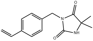 3-[(4-乙烯基苯基)甲基]-5,5-二甲基乙内酰脲,292621-62-6,结构式