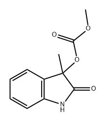 Carbonic acid, 2,3-dihydro-3-methyl-2-oxo-1H-indol-3-yl methyl ester