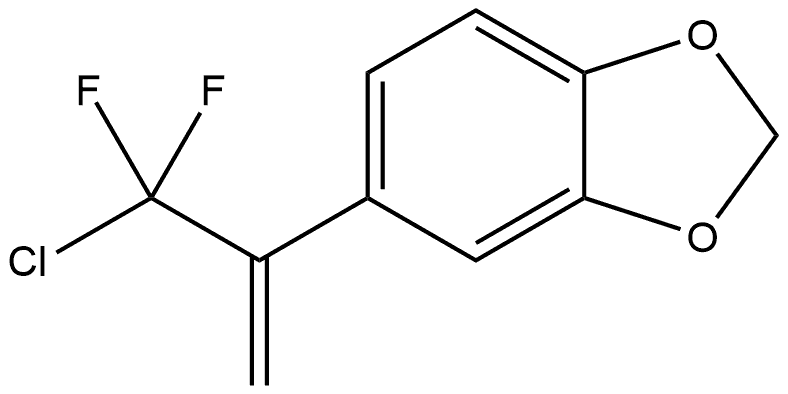 5-(3-Chloro-3,3-difluoroprop-1-en-2-yl)benzo[d][1,3]dioxole Structure