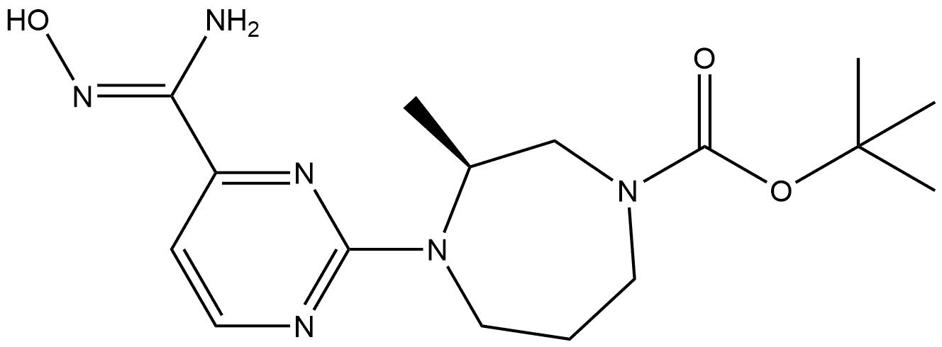 2937332-46-0 (S)-4-(4-(N'-羟基甲脒基)嘧啶-2-基)-3-甲基-1,4-二氮杂环己烷-1-甲酸叔丁酯