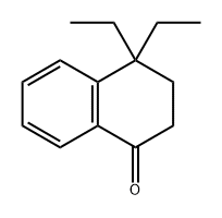 1(2H)-Naphthalenone, 4,4-diethyl-3,4-dihydro- Structure