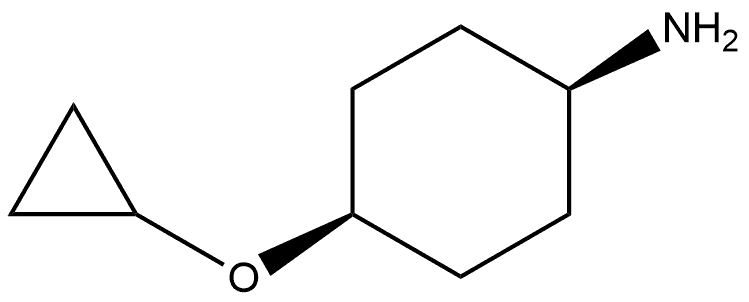 cis-4-Cyclopropoxy-cyclohexylamine,2938875-42-2,结构式