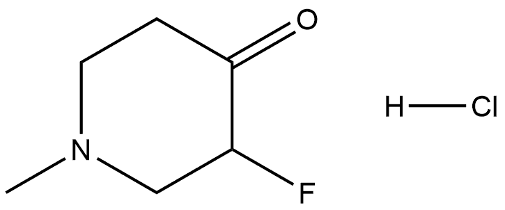 4-Piperidinone, 3-fluoro-1-methyl-, hydrochloride (1:1)|