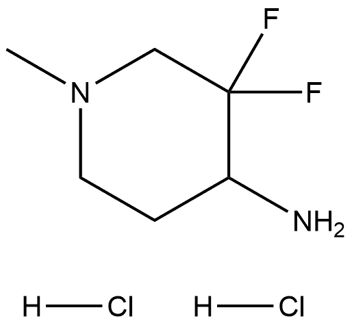 3,3-Difluoro-1-methylpiperidin-4-amine dihydrochloride|3,3-二氟-1-甲基哌啶-4-胺二盐酸盐