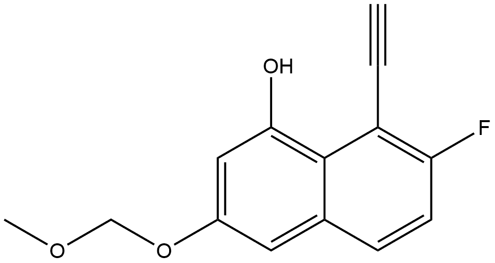 1-Naphthalenol, 8-ethynyl-7-fluoro-3-(methoxymethoxy)-|