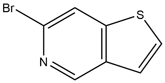 Thieno[3,2-c]pyridine, 6-bromo- Struktur