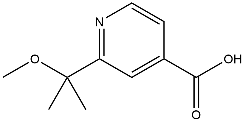 2-(2-Methoxypropan-2-yl)isonicotinic acid Structure